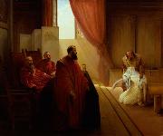 Valenza Gradenigo before the Inquisition Francesco Hayez